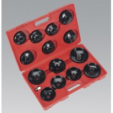 Oil Filter Cap Wrench Set 15pc